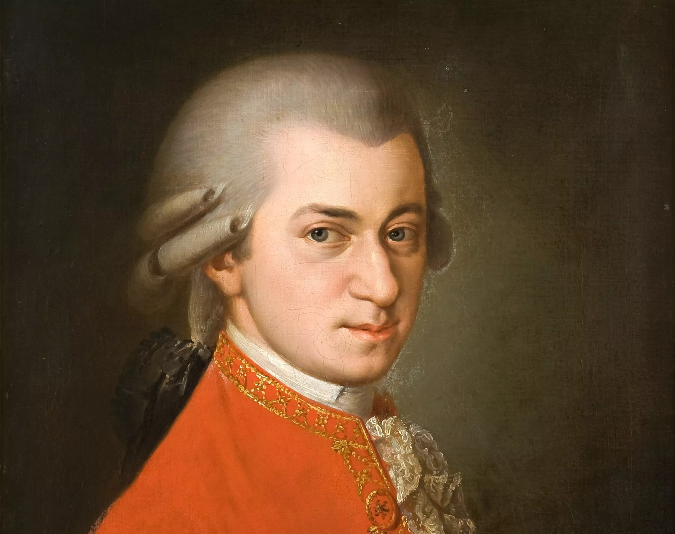 Portrait of Wolfgang Amadeus Mozart, by Barbara Krafft (1819)